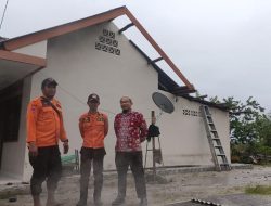 Dua Unit Rumah di Desa Rebo Rusak, BPBD Bangka Berikan Bantuan