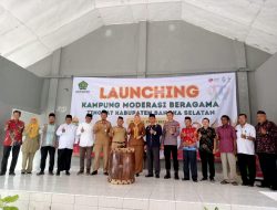 Wabup Badel Resmikan Kampung Moderasi Beragama Desa Payung, Debby: Suri Tauladan Desa Lainnya