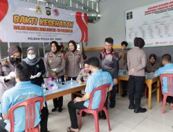 Jelang Hari Jadi, Polwan Polda Babel Gelar Bakti Kesehatan di LPKA Kelas II Pangkalpinang