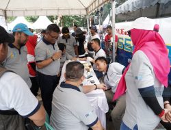 Berobat Gratis, Ratusan Warga Basel Serbu Mobil Sehat PT Timah