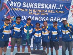 Cabor Tenis Lapangan Sumbang Emas Pertama untuk Bangka Barat