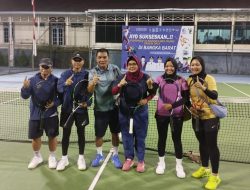 Kalahkan Bangka Selatan, Tim Tenis Beregu Putri Bangka Sabet Medali Emas
