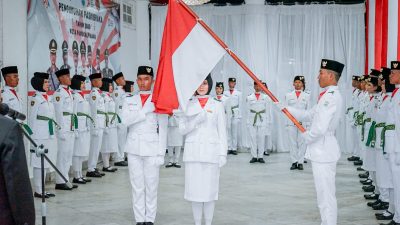Molen Kukuhkan 35 Paskibraka Kota Pangkalpinang