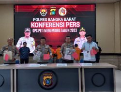 Operasi Peti 2023, Polres Babar Ungkap Lima Kasus Tambang Ilegal