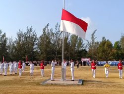 Paskibraka Babar Sukses Kibarkan Sang Saka Merah Putih