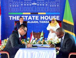 Disaksikan Presiden Jokowi, PLN Teken Kerja Sama dengan TANESCO Kembangkan Ekosistem Ketenagalistrikan di Tanzania