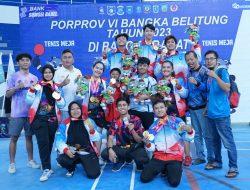 Raih Enam Medali Emas, Bangka Juara Umum Cabor Tenis Meja