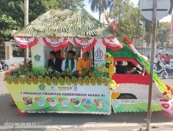 Perkuat Solidaritas Moderasi Beragama, Kemenag Pangkalpinang Ikut Meriahkan Karnaval