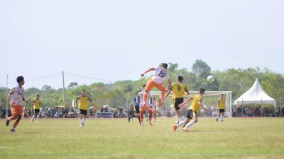 Final Sepak Bola, Tuan Rumah Dikalahkan Bangka Tengah lewat Drama Penalti