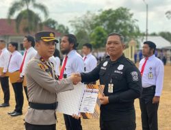 Sebanyak 13 Personel Polres Bangka Terima Reward dari Kapolres