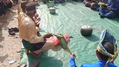 Warga Desa Air Nyatoh Gelar Rebo Kasan untuk Menolak Bala