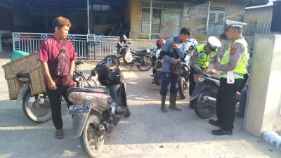 Operasi Zebra Menumbing Puluhan Pengendara Ditiliang