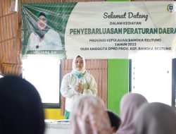 Hellyana Sebarluaskan Perda Perlindungan Anak di Belitung