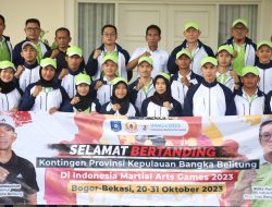 Berlaga di Indonesia Martial Arts Games 2023, Kontingen Babel Targetkan Lolos PON 2024