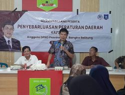 Sosialisasikan Perda KIP, Safri Dorong Masyarakat Melek Informasi