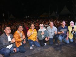 Malam Puncak Festival Danau Pading II Desa Perlang Berlangsung Meriah