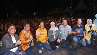 Malam Puncak Festival Danau Pading II Desa Perlang Berlangsung Meriah