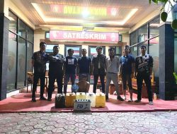 Curi Onderdil Eksavator, TK Diringkus Polisi