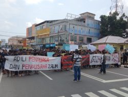 Kecam Putusan Polres dan Kejaksaan Belitung, Masyarakat Membalong Lakukan Aksi  Gede Never Die