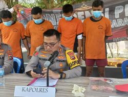 Curi Timah KIP, 4 Orang Diamankan dan 1 Masih DPO