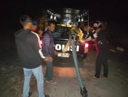 Gerebek Penambang di Kolong PDAM, Polsek Pemali Amankan Dua Unit Mesin Robin