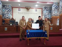 DPRD Setujui Nota Keuangan Raperda tentang APBD Kota Pangkalpinang Tahun 2024