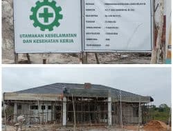 Kontrak Kerja Hampir Habis, Pembangunan Kantor Dindik Babel Wilayah III Basel Terancam Molor