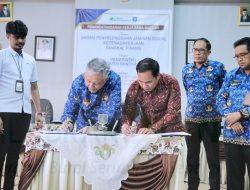 Sejahterakan Warga, Pemkab Babar Kerja Sama Dengan BPJS Ketenagakerjaan