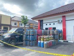 Pelaku Gas LPG Oplosan Ditangkap Ditreskrimsus Polda Babel