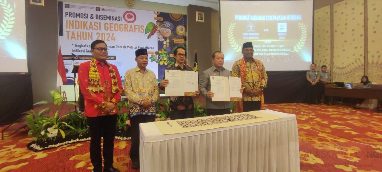 Kanwil Kemenkumham Babel Sosialisasikan Pendaftaran Indikasi Geografis Negeri Laskar Pelangi 6529