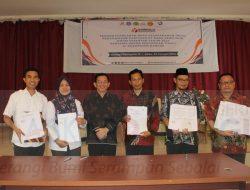 Institut Pahlawan 12 dan Bawaslu Bangka Teken MoU Pengawasan Partisipatif