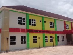 Kontruksi Gedung Baru Ranap RSUD Basel Aman, Kontraktor Lakukan Pembenahan