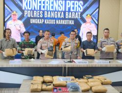 Timgab Polri-TNI Babar Gagalkan Penyelundupan 24 KG Ganja