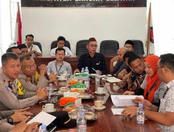 H-7 Pencoblosan, Polres Basel bersama Stakeholder Gelar Rakor Pendistribusian ke Wilayah Kepulauan