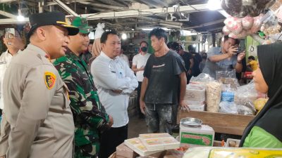 Antisipasi Harga Bapok Meroket Jelang Bulan Puasa, Sekda dan Forkopimda Basel Pantau Harga di Pasar Toboali