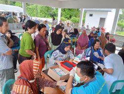 Jasa Raharja Babel Gandeng Samsat Sungailiat Gelar Pengobatan Gratis dan Samsat Keliling di Terminal Belinyu Kabupaten Bangka