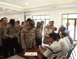 Propam Polda Babel Periksa Kedisiplinan Personel Polres Bangka
