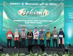 Seribu Pelaku UMKM Terima Sertifikat Halal