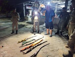 Terlibat Perang Sarung, Belasan Remaja Diamankan Satpol-PP Bangka