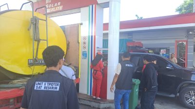 Hindari Kecurangan, Polres Babar Periksa SPBU