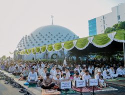 Salat Ied Perdana di Masjid Kubah Timah Tembus 6000 Jemaah