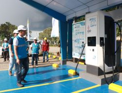 Persiapan Layani Arus Balik, GM PLN Banten Pastikan Operasional SPKLU Jalur Mudik Tol Jakarta-Merak Andal