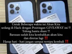 Penipuan! Manajemen Pesona Bay Bantah Bagikan Give Away iPhone 13 Promax
