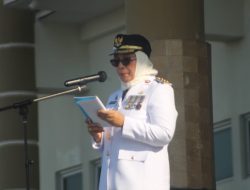 Pj Wali Kota Pangkalpinang Pimpin Upacara Peringatan Hari Otonomi Daerah