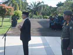 Pimpin Upacara Peringatan Ke-28 Hari Otonomi Daerah, Algafry Singgung soal Tambang