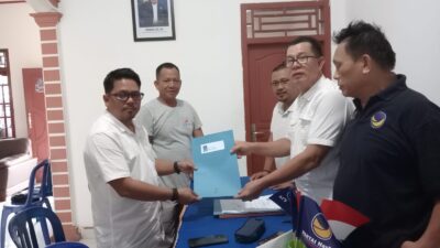 Enam Balon Ambil Formulir Pendaftaran Bacabup dan Wabup di Kantor NasDem Basel