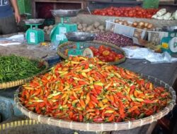 Harga Bahan Pangan di Pasar Tradisional Mentok Mulai Turun