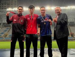 Membanggakan, Robby Syianturi Sabet Medali Perak pada Kejuaraan Taiwan Athletic Open 2024