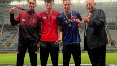 Membanggakan, Robby Syianturi Sabet Medali Perak pada Kejuaraan Taiwan Athletic Open 2024