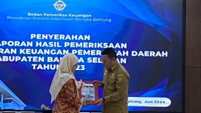 Pemkab Basel Raih Opini WTP 5 Kali Berturut TA 2023, Riza: Ini Kerja Sama yang Apik Semua Pihak